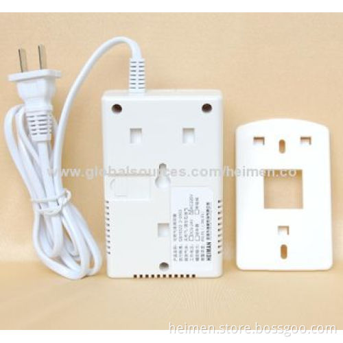 Hot 220V AC Natural Gas Alarm Sensor with Shut-off Valve